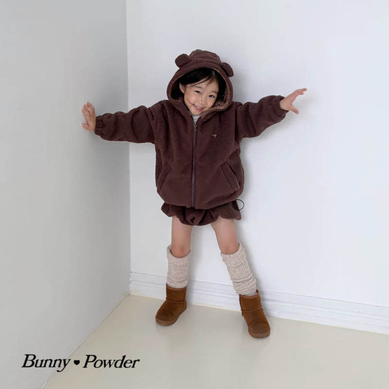 Bunny Powder - Korean Children Fashion - #littlefashionista - Bear Fleece Jacket - 12