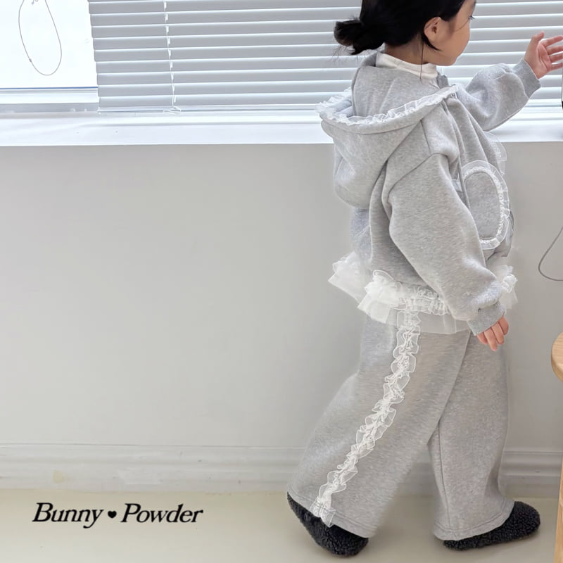 Bunny Powder - Korean Children Fashion - #littlefashionista - Heart Zip-Up Hoodie - 10