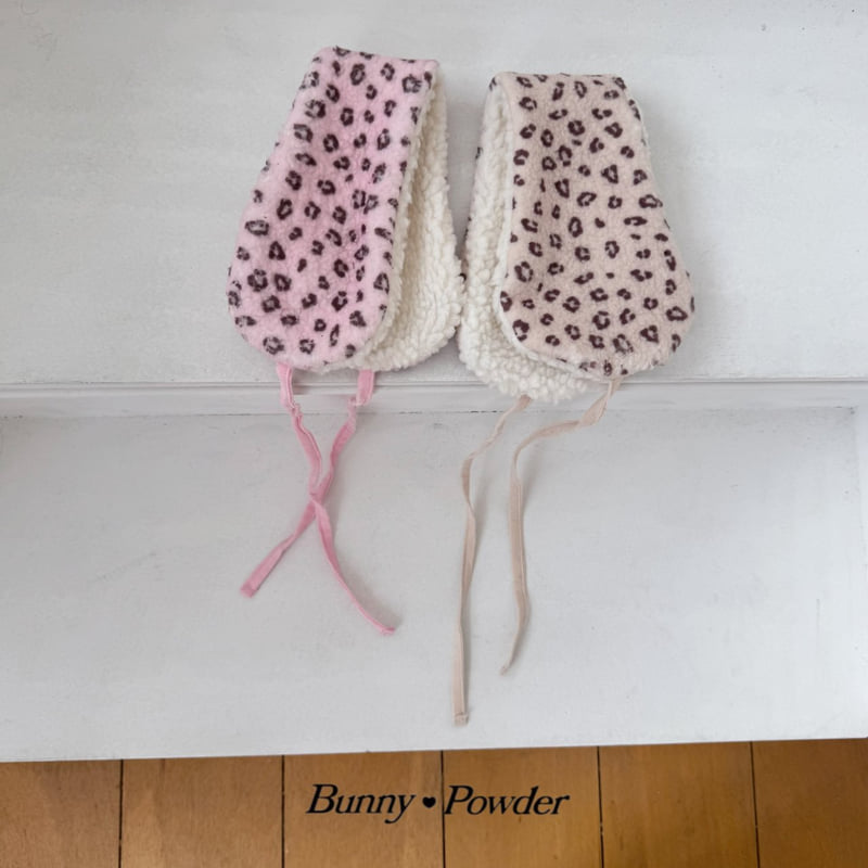Bunny Powder - Korean Children Fashion - #magicofchildhood - Leopard Ear Muffler