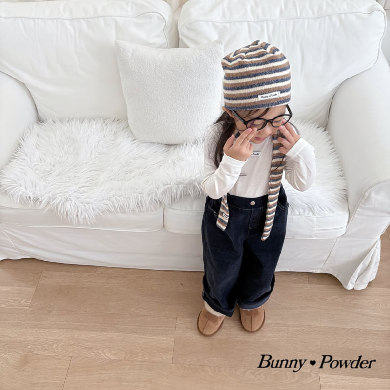 Bunny Powder - Korean Children Fashion - #magicofchildhood - Warm Fleece Denim Pants - 11