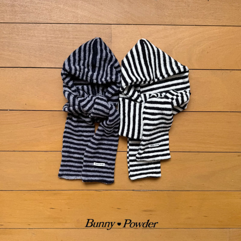 Bunny Powder - Korean Children Fashion - #minifashionista - Raccoon Hood Muffler