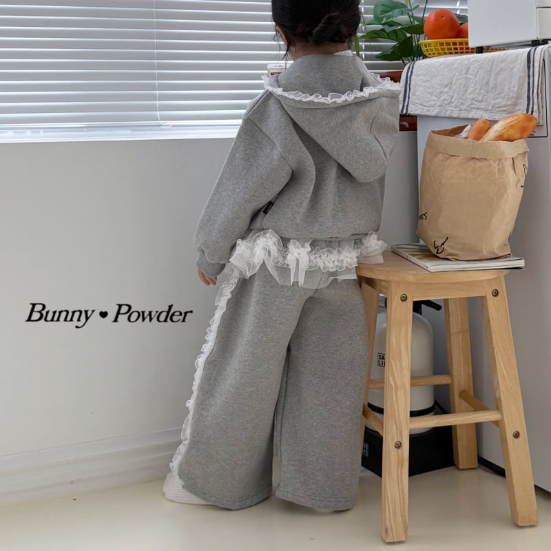 Bunny Powder - Korean Children Fashion - #minifashionista - Heart Zip-Up Hoodie - 12
