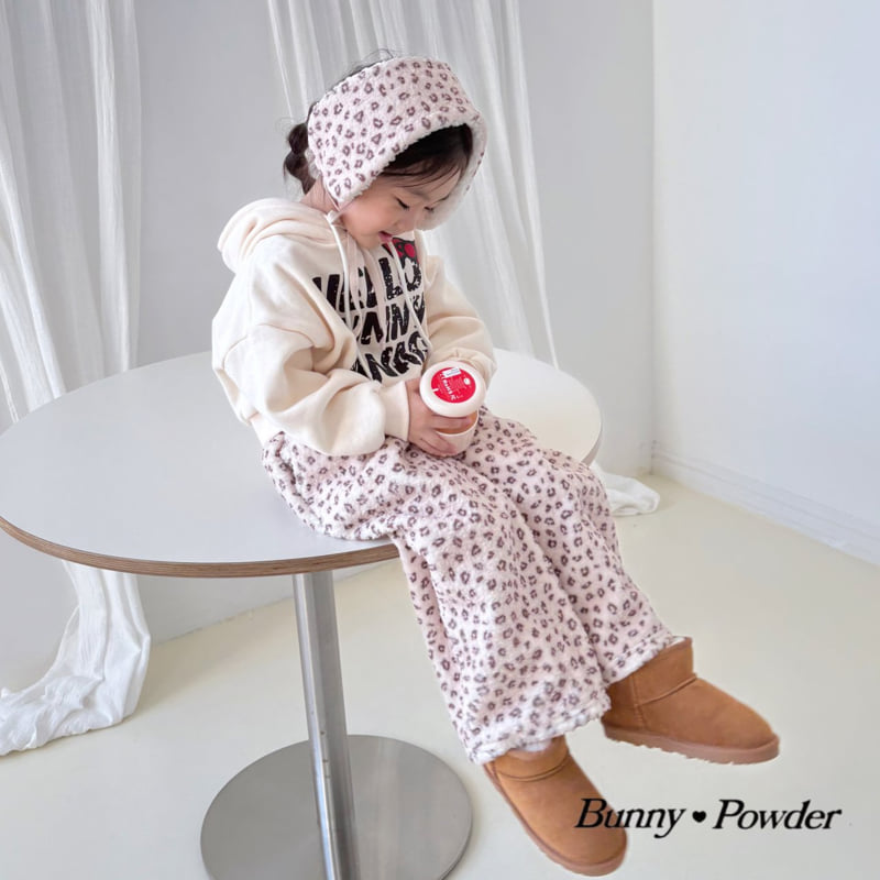 Bunny Powder - Korean Children Fashion - #stylishchildhood - Leopard Ear Muffler - 6