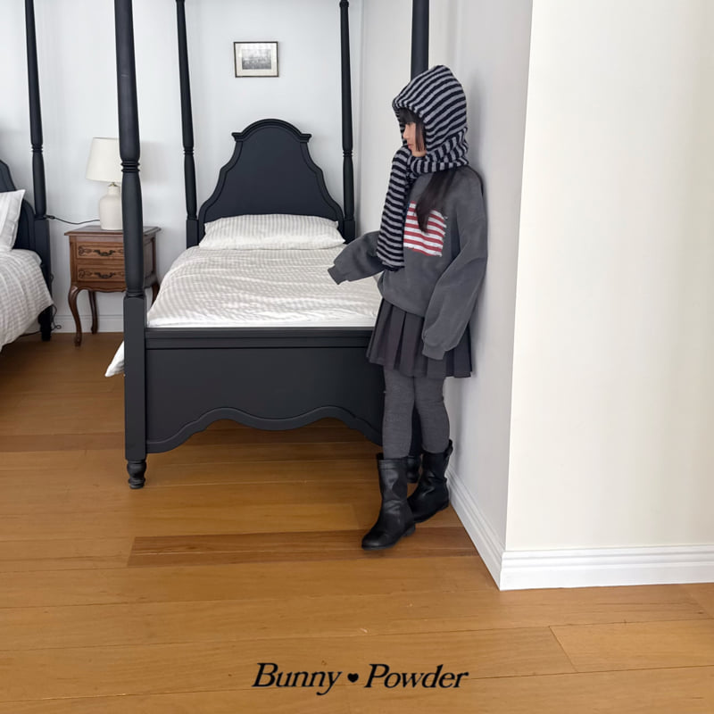 Bunny Powder - Korean Children Fashion - #stylishchildhood - Raccoon Hood Muffler - 5