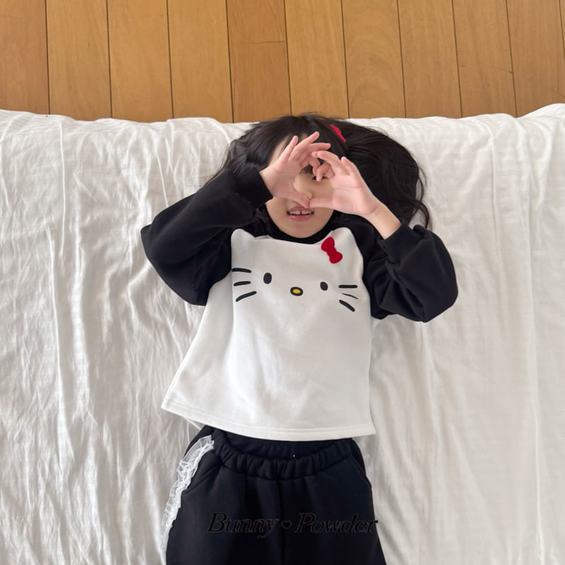 Bunny Powder - Korean Children Fashion - #stylishchildhood - Cat Sweatshirt - 12