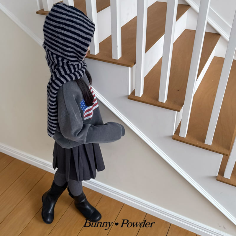 Bunny Powder - Korean Children Fashion - #todddlerfashion - Raccoon Hood Muffler - 3
