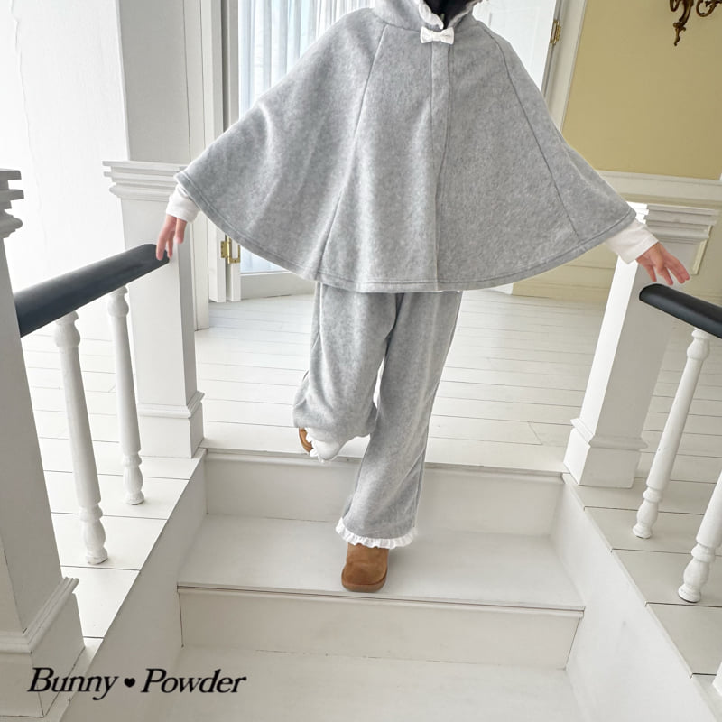 Bunny Powder - Korean Children Fashion - #todddlerfashion - Chacha Cape - 12