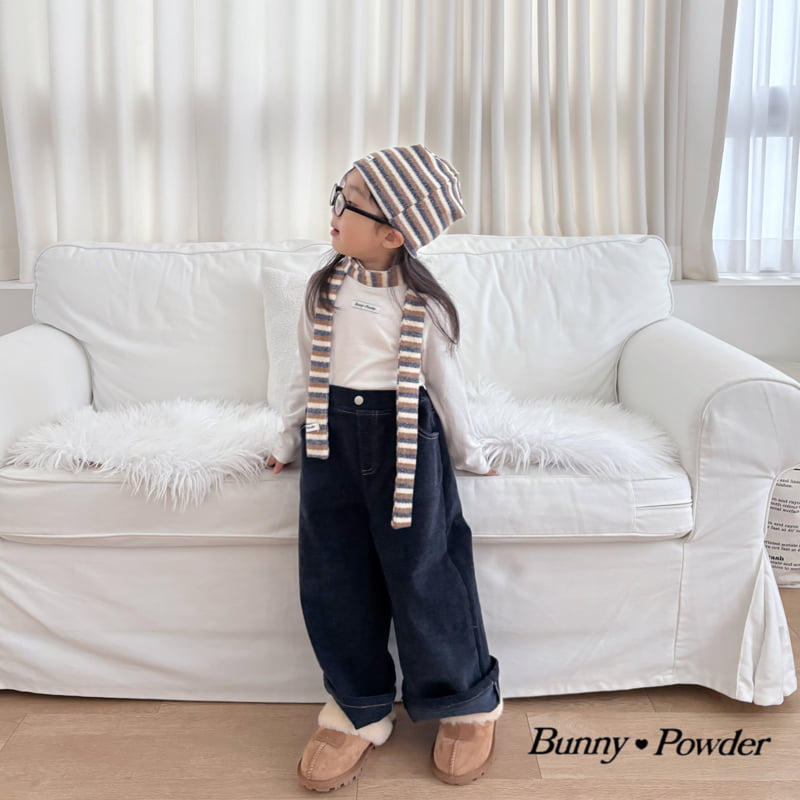 Bunny Powder - Korean Children Fashion - #toddlerclothing - Soft Muffler - 6