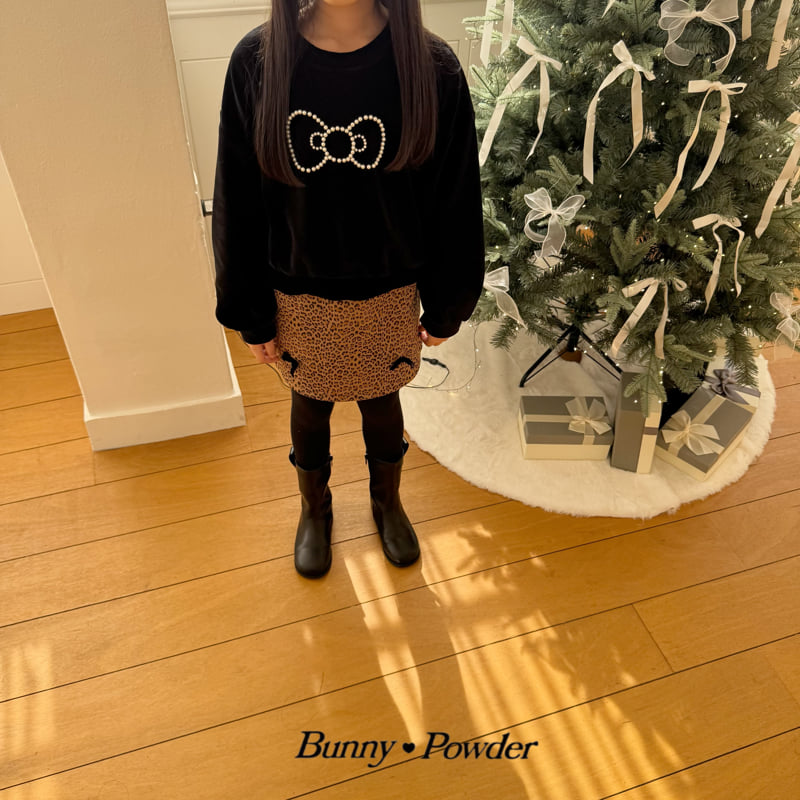 Bunny Powder - Korean Children Fashion - #toddlerclothing - Kiki Pearl Sweatshirt - 8