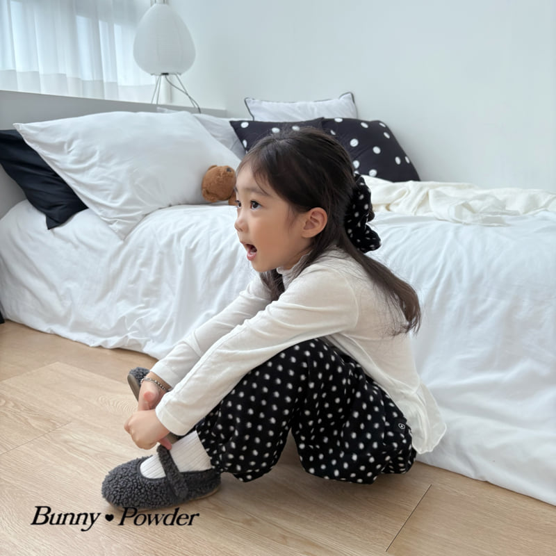 Bunny Powder - Korean Children Fashion - #toddlerclothing - Mongshil Scrunchie - 8