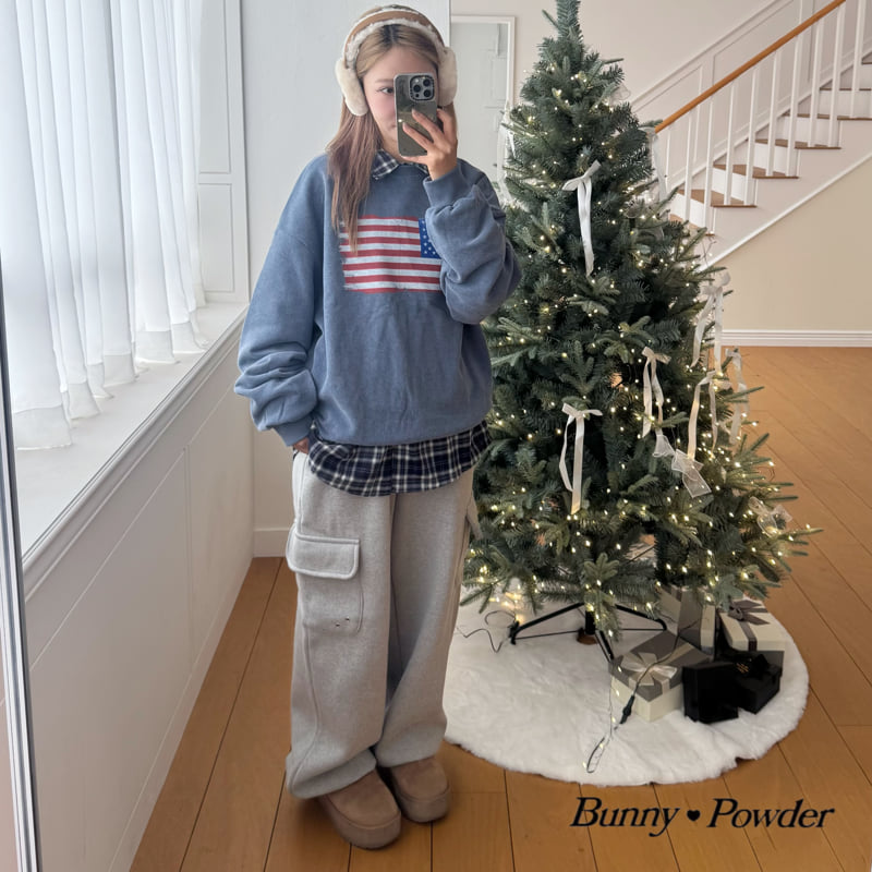 Bunny Powder - Korean Women Fashion - #momslook - Adult USA Sweatshirt - 10