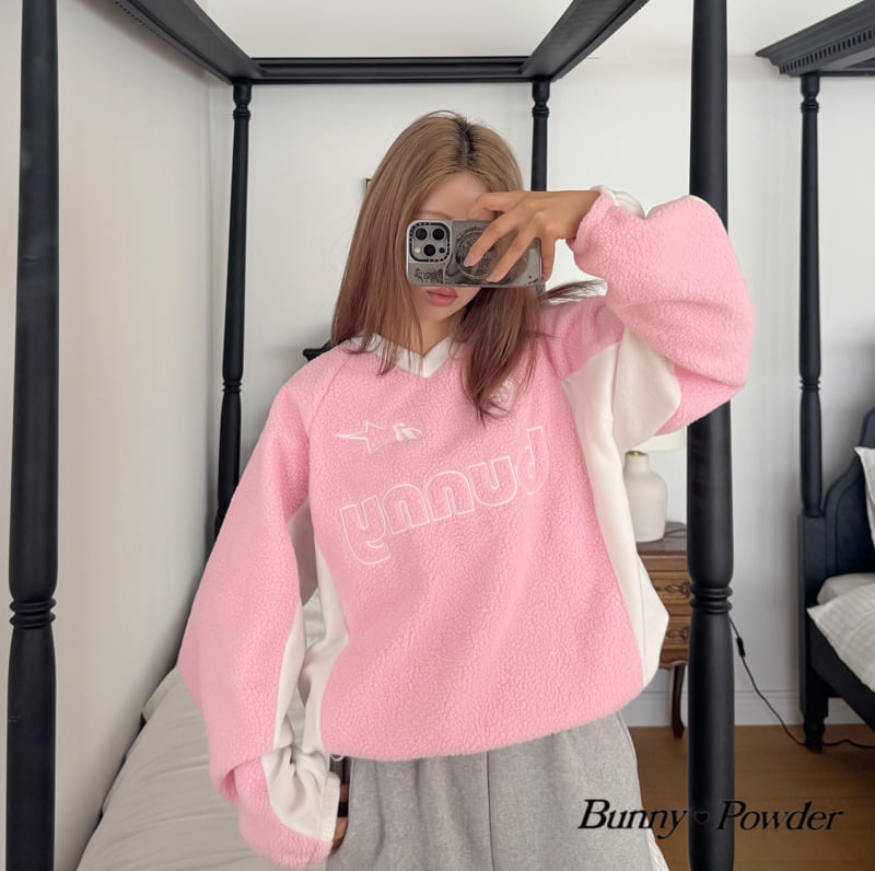Bunny Powder - Korean Women Fashion - #momslook - Adult Fleece Raglan Sweatshirt - 9