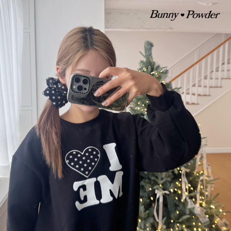 Bunny Powder - Korean Women Fashion - #momslook - Adult Heart Puff Sweatshirt - 8