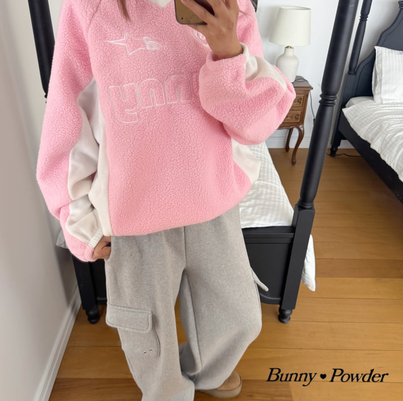 Bunny Powder - Korean Women Fashion - #pursuepretty - Adult Fleece Raglan Sweatshirt - 3