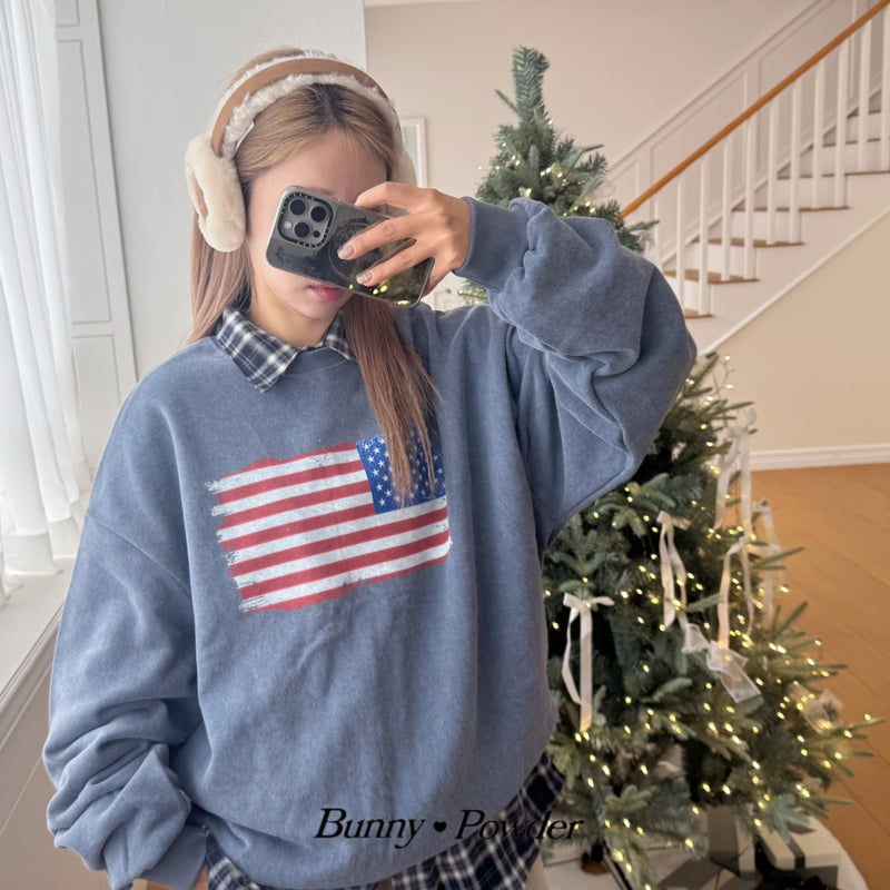 Bunny Powder - Korean Women Fashion - #restrostyle - Adult USA Sweatshirt - 5
