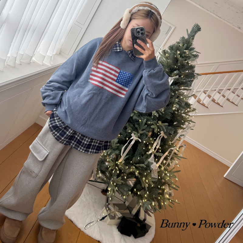 Bunny Powder - Korean Women Fashion - #romanticstyle - Adult USA Sweatshirt - 6