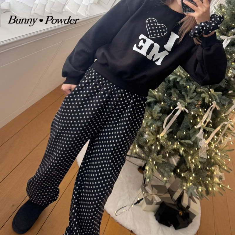 Bunny Powder - Korean Women Fashion - #shopsmall - Adult Heart Puff Sweatshirt - 5