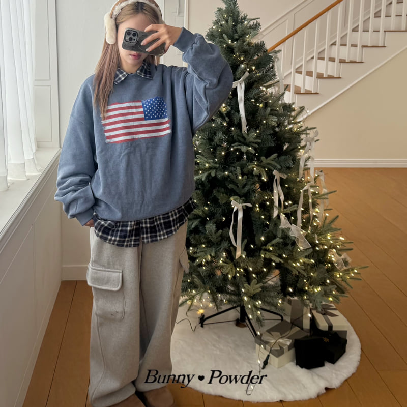 Bunny Powder - Korean Women Fashion - #thatsdarling - Adult USA Sweatshirt - 8
