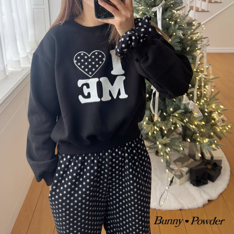 Bunny Powder - Korean Women Fashion - #thatsdarling - Adult Heart Puff Sweatshirt - 6