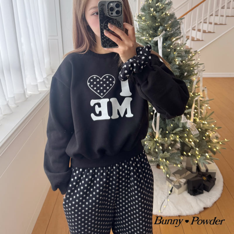 Bunny Powder - Korean Women Fashion - #thelittlethings - Adult Heart Puff Sweatshirt - 7