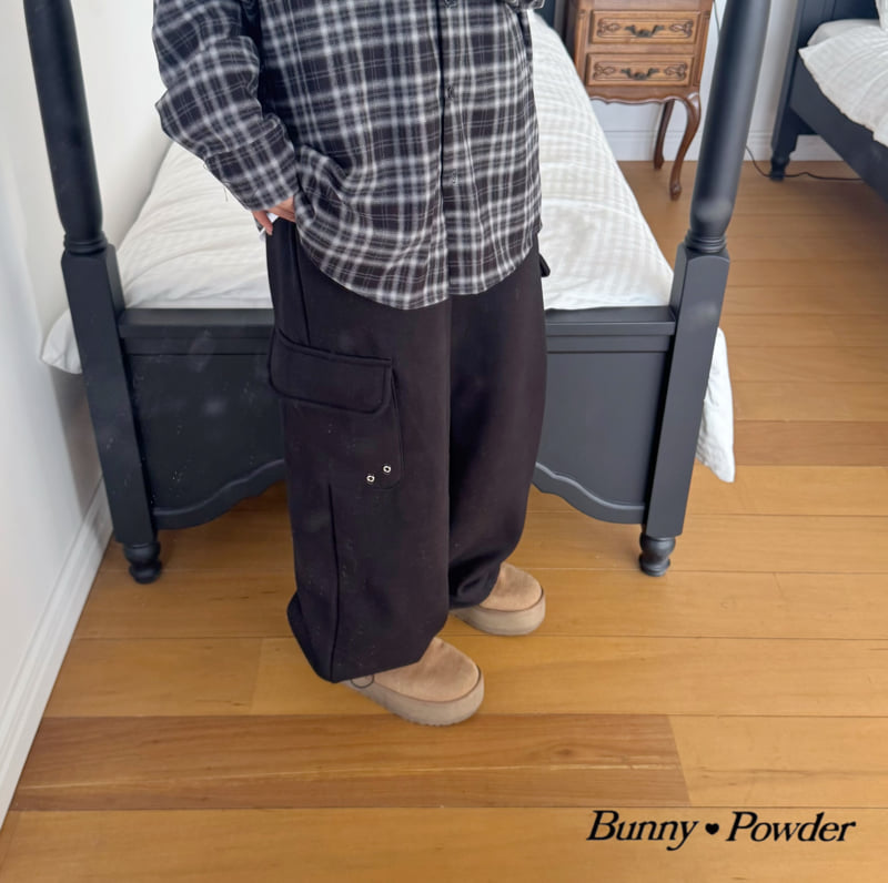 Bunny Powder - Korean Women Fashion - #vintageinspired - Adult Eyelet Cargo Pants - 4
