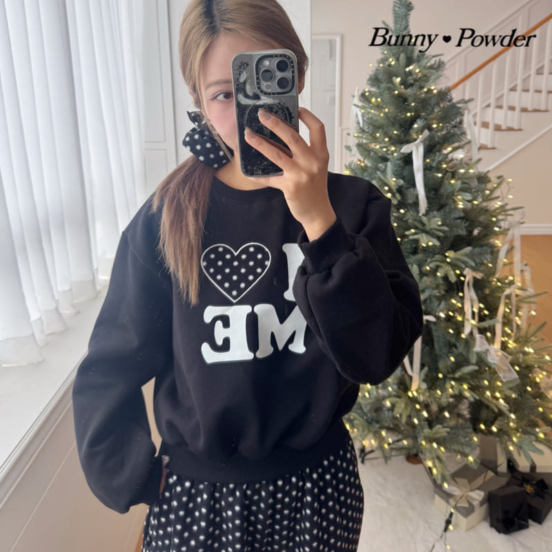 Bunny Powder - Korean Women Fashion - #womensfashion - Adult Heart Puff Sweatshirt - 9