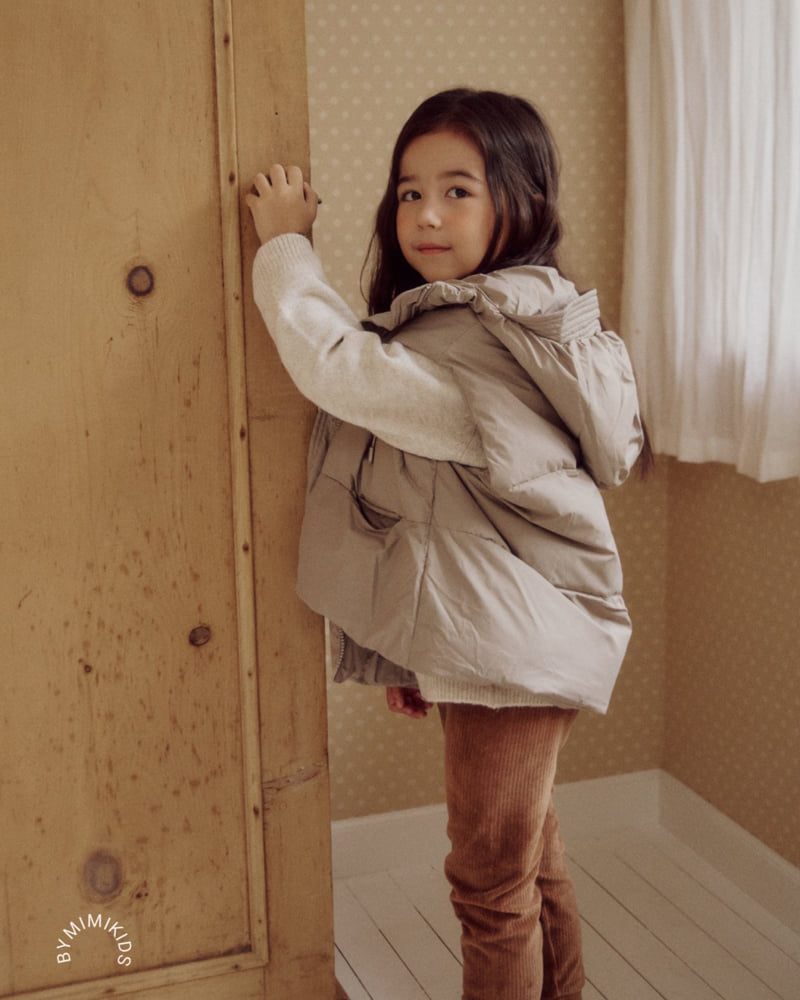 Bymimi - Korean Children Fashion - #Kfashion4kids - Hooded Vest Padding - 6