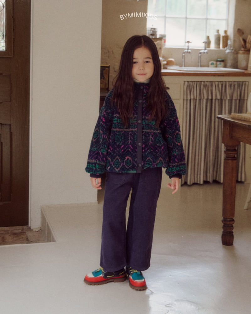 Bymimi - Korean Children Fashion - #childofig - Bead Corduroy Pants - 6