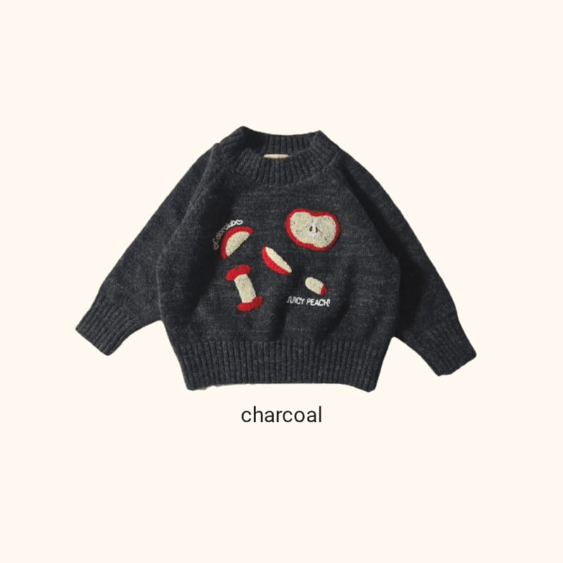 Bymimi - Korean Children Fashion - #childofig - Apple Knit Sweater