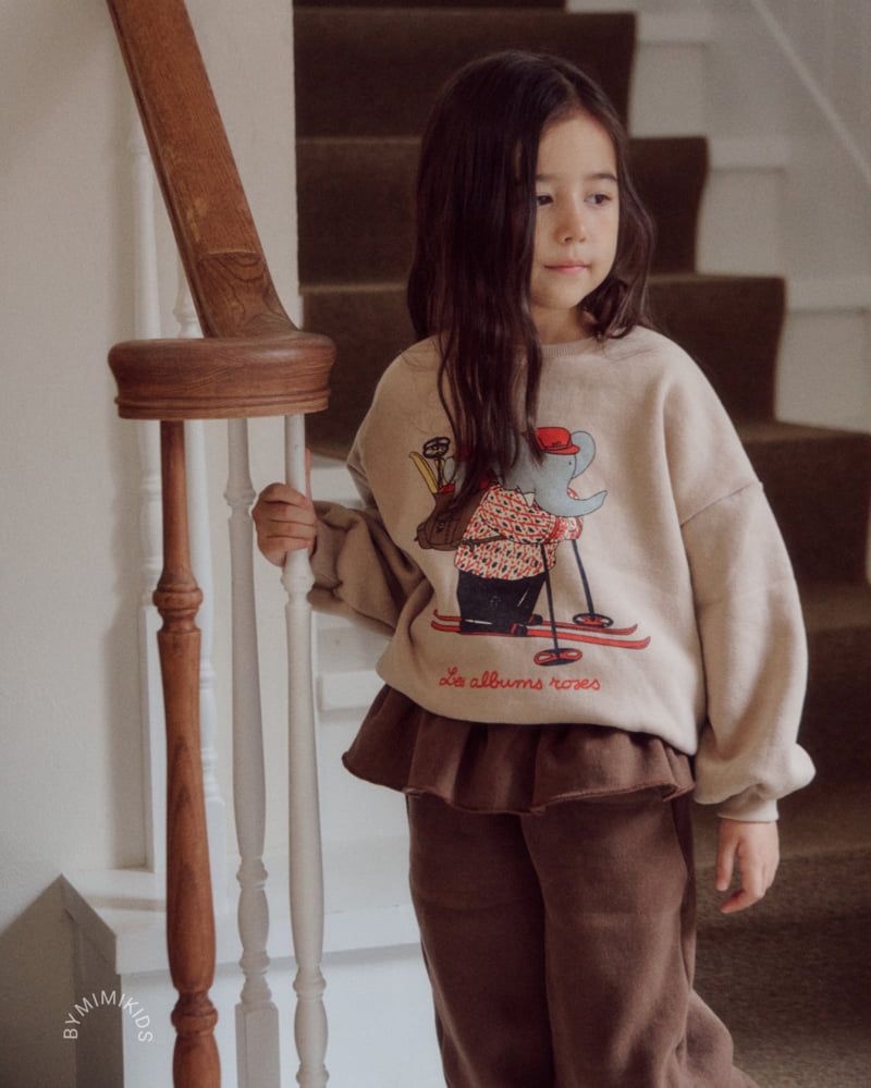 Bymimi - Korean Children Fashion - #stylishchildhood - Elephant Sweatshirt - 4