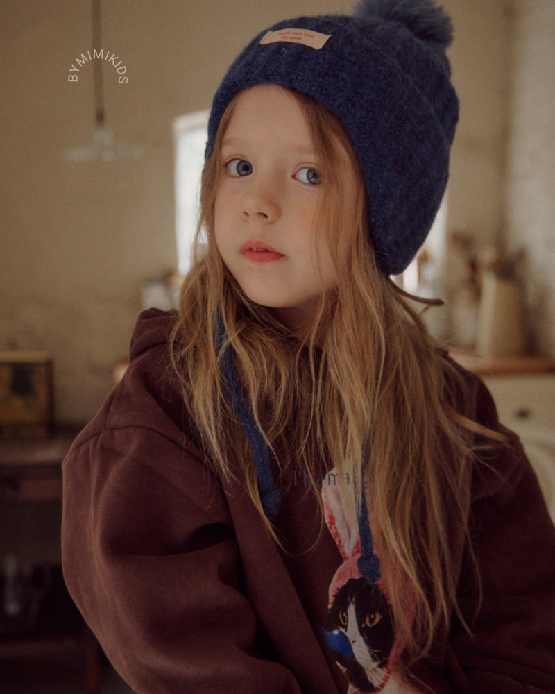 Bymimi - Korean Children Fashion - #childofig - Pom String Beanie - 9