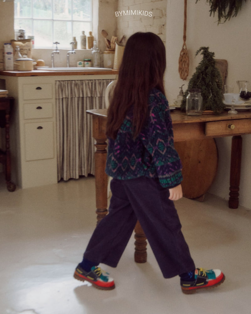 Bymimi - Korean Children Fashion - #childrensboutique - Bead Corduroy Pants - 7