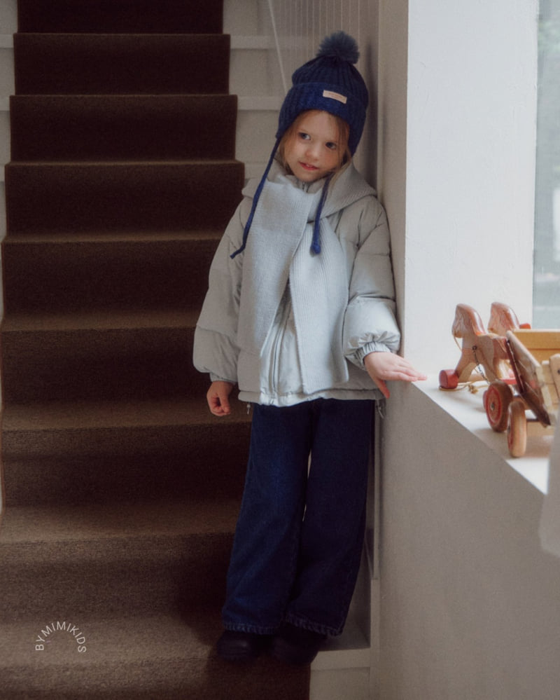 Bymimi - Korean Children Fashion - #childrensboutique - Bambi Fleece Denim Pants - 6
