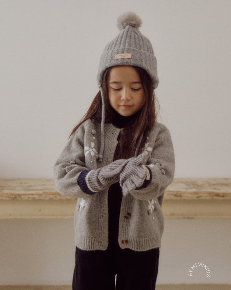 Bymimi - Korean Children Fashion - #childrensboutique - Gray Cardigan - 8