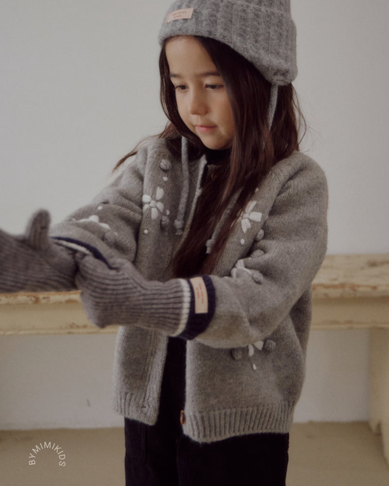 Bymimi - Korean Children Fashion - #designkidswear - Gray Cardigan - 9