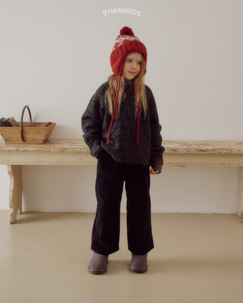 Bymimi - Korean Children Fashion - #discoveringself - Bead Corduroy Pants - 9