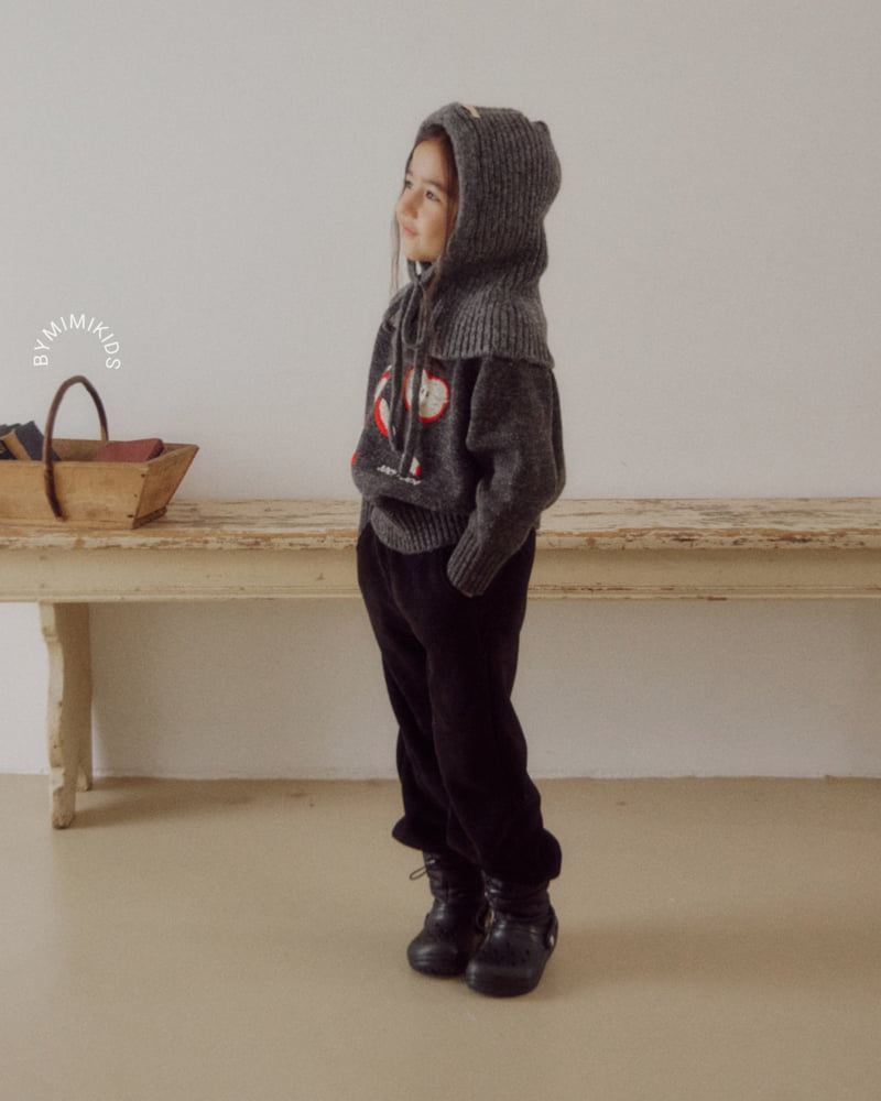 Bymimi - Korean Children Fashion - #designkidswear - Apple Knit Sweater - 4