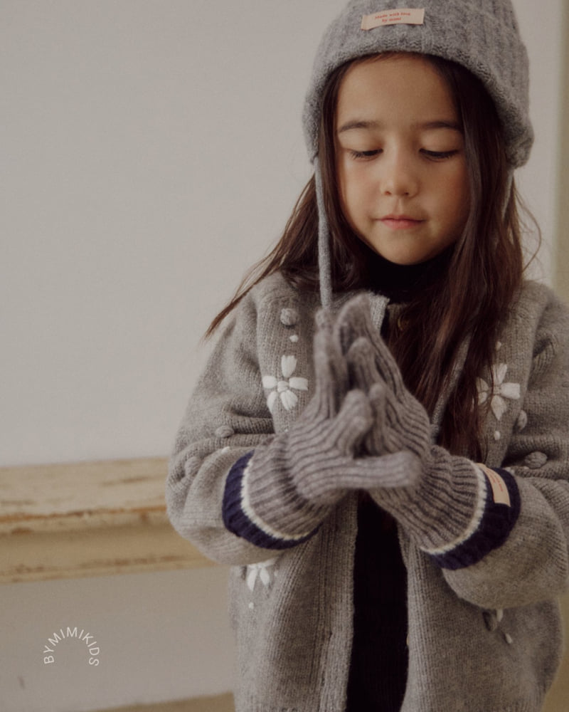Bymimi - Korean Children Fashion - #discoveringself - Gray Cardigan - 10