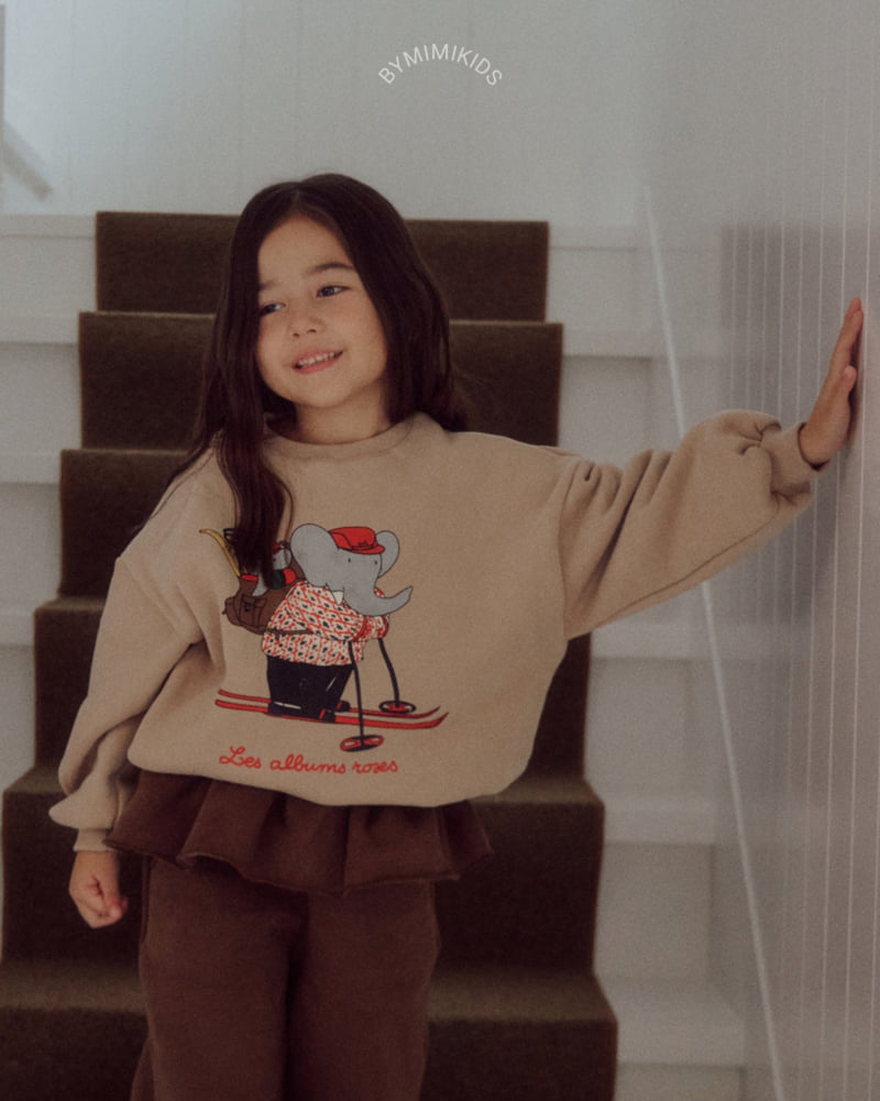 Bymimi - Korean Children Fashion - #discoveringself - Elephant Sweatshirt - 7