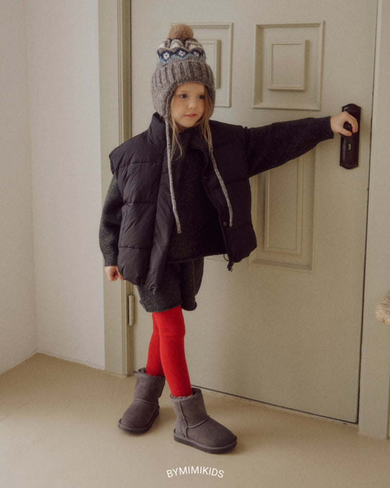Bymimi - Korean Children Fashion - #discoveringself - Padded Vest - 6