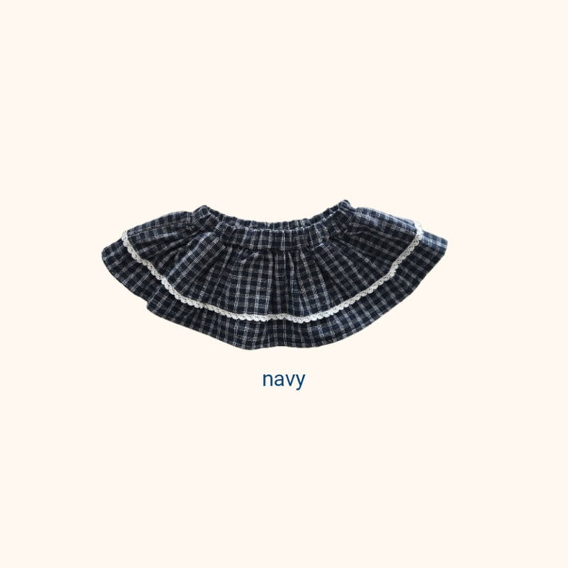 Bymimi - Korean Children Fashion - #discoveringself - Check Cord Skirt