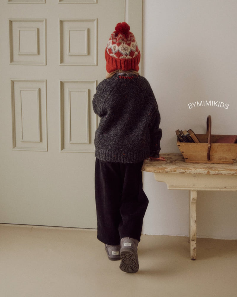 Bymimi - Korean Children Fashion - #fashionkids - Bead Corduroy Pants - 10