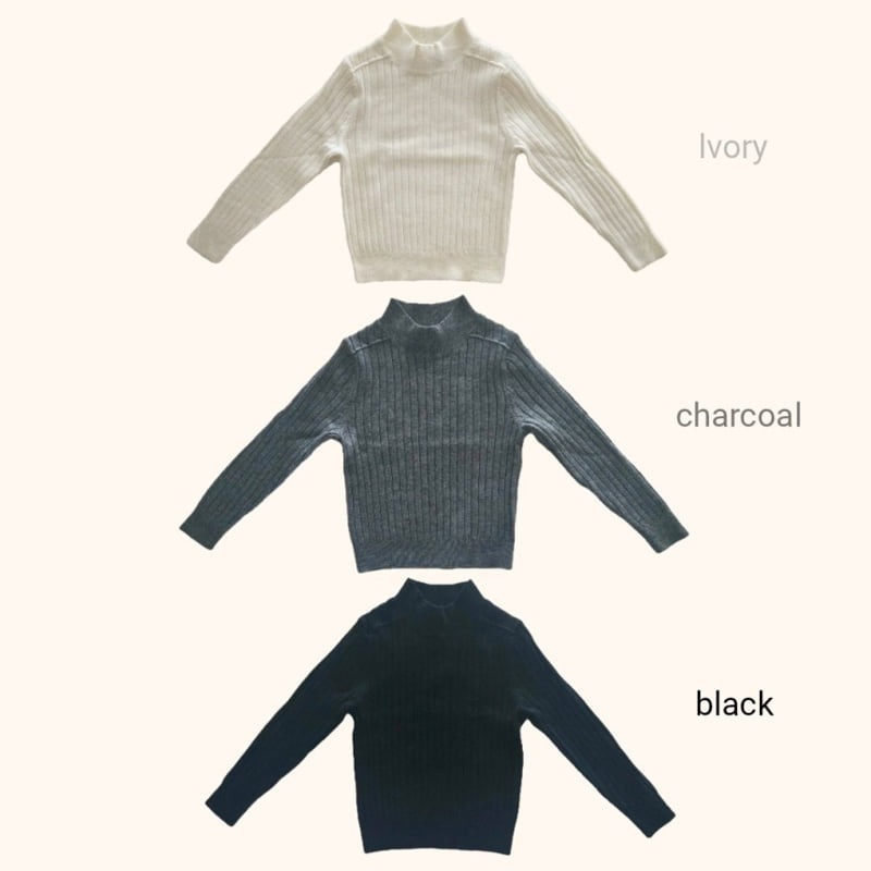 Bymimi - Korean Children Fashion - #fashionkids - Soft Half Turtleneck Knit