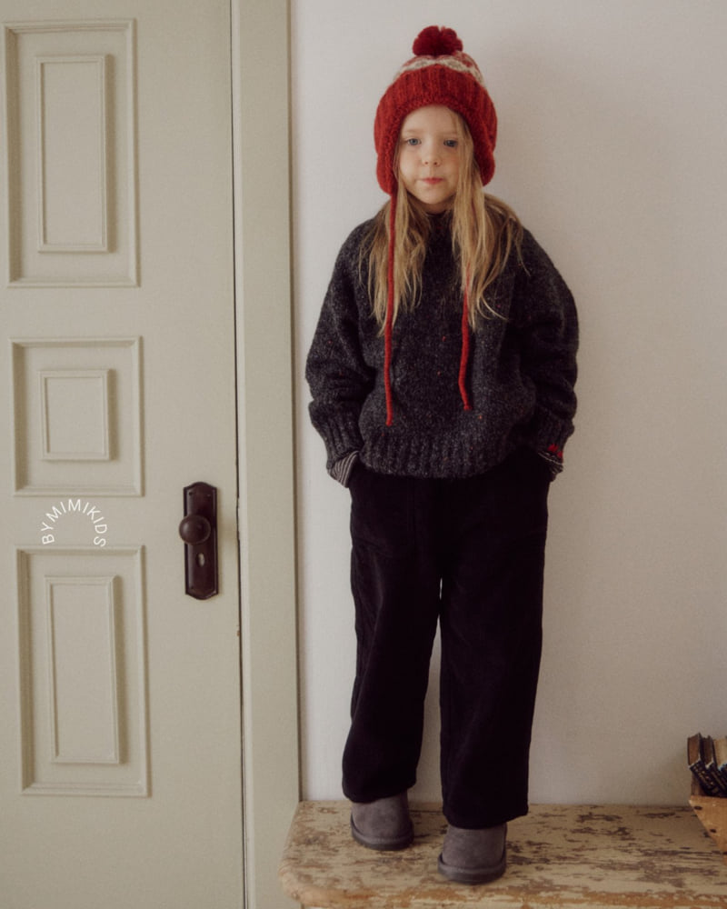 Bymimi - Korean Children Fashion - #kidsshorts - Bead Corduroy Pants - 11