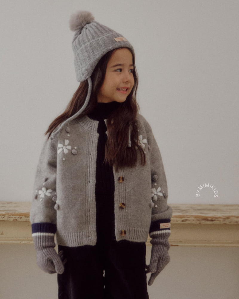 Bymimi - Korean Children Fashion - #kidsshorts - Gray Cardigan - 12