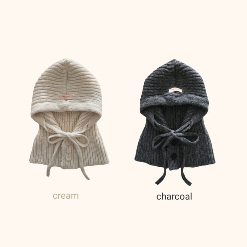 Bymimi - Korean Children Fashion - #kidsshorts - Button Balaclava