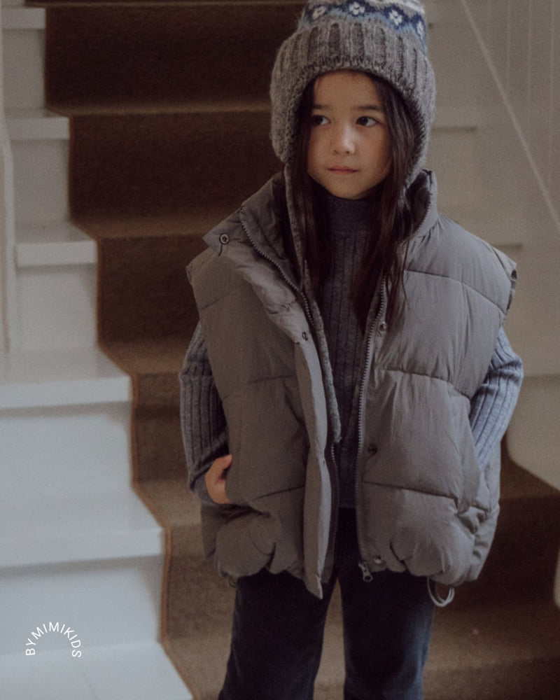 Bymimi - Korean Children Fashion - #kidzfashiontrend - Padded Vest - 10
