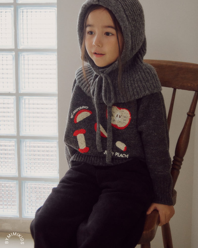 Bymimi - Korean Children Fashion - #littlefashionista - Apple Knit Sweater - 10