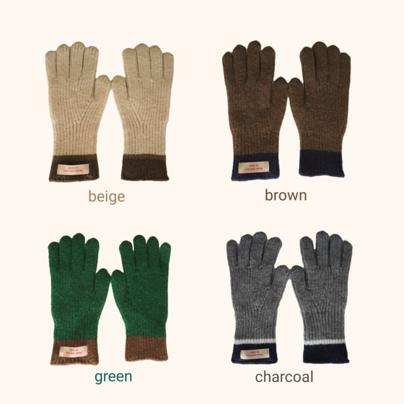 Bymimi - Korean Children Fashion - #littlefashionista - Two Color Gloves