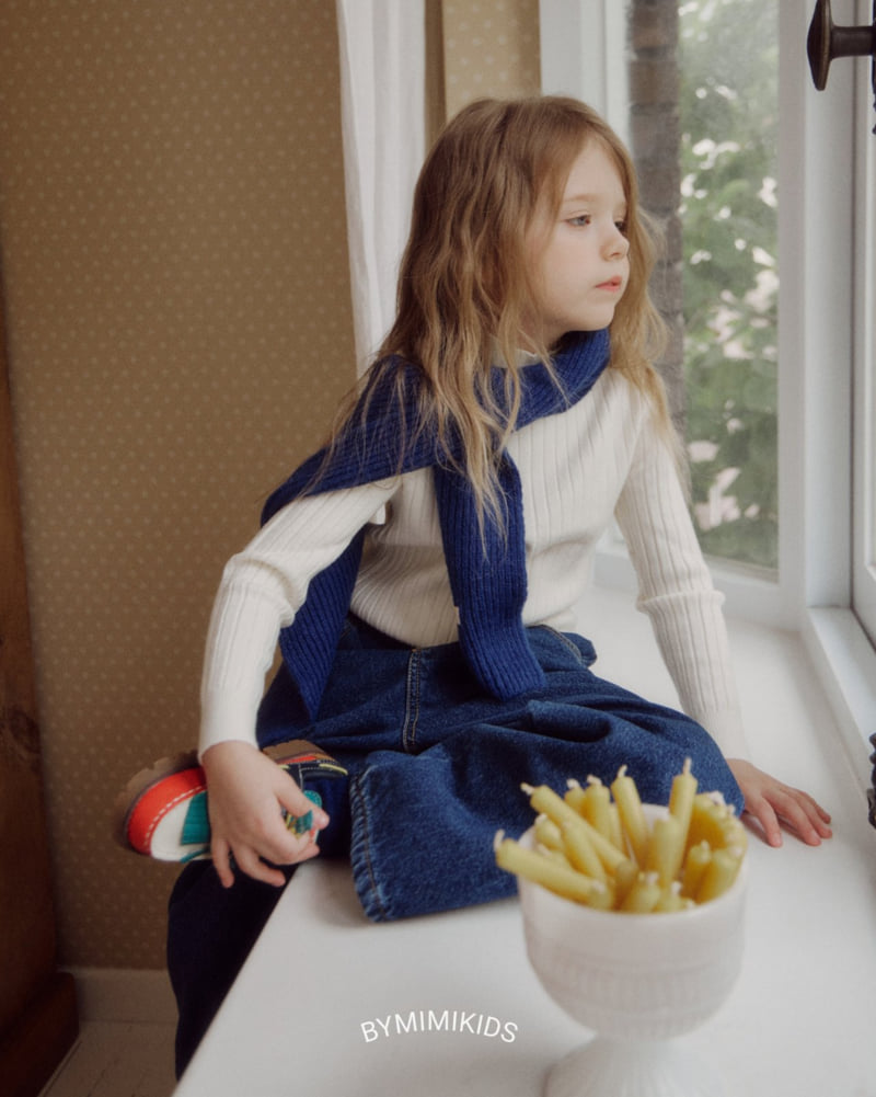 Bymimi - Korean Children Fashion - #magicofchildhood - Soft Half Turtleneck Knit - 7